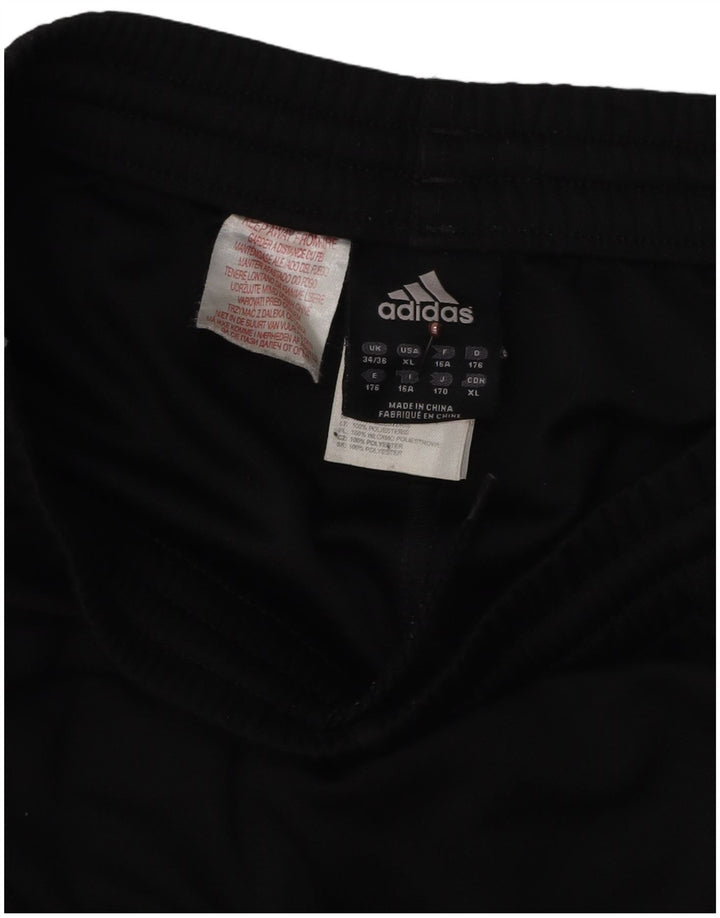 Pantaloni della tuta da ragazzo Adidas 15-16 anni Poliestere color block nero