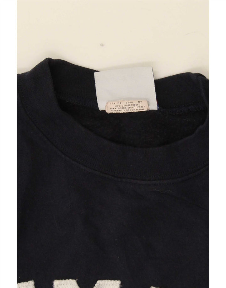 Felpa con grafica Champion Summit da uomo, piccola, in cotone blu navy