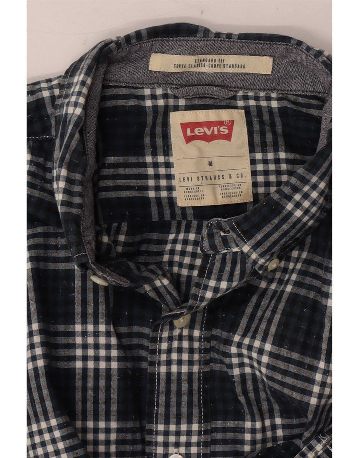 Camicia Levi's da uomo dalla vestibilità standard, a quadri blu navy medio