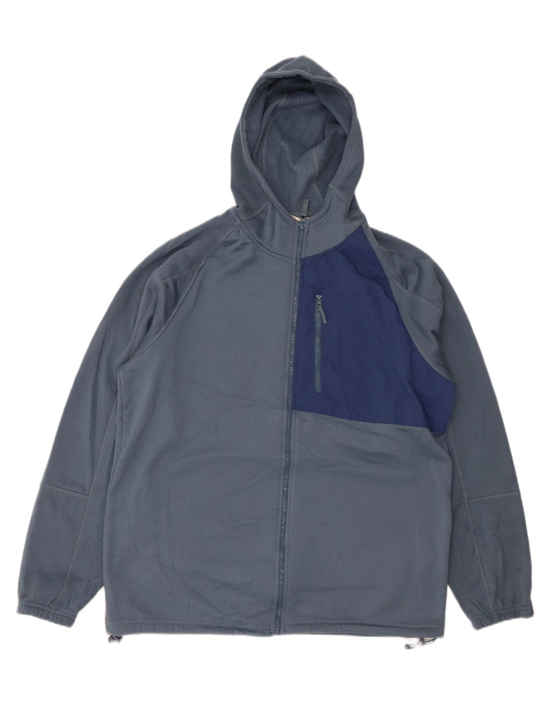 MOUNTAIN WAREHOUSE Felpa con cappuccio e zip da uomo 2XL poliestere blu