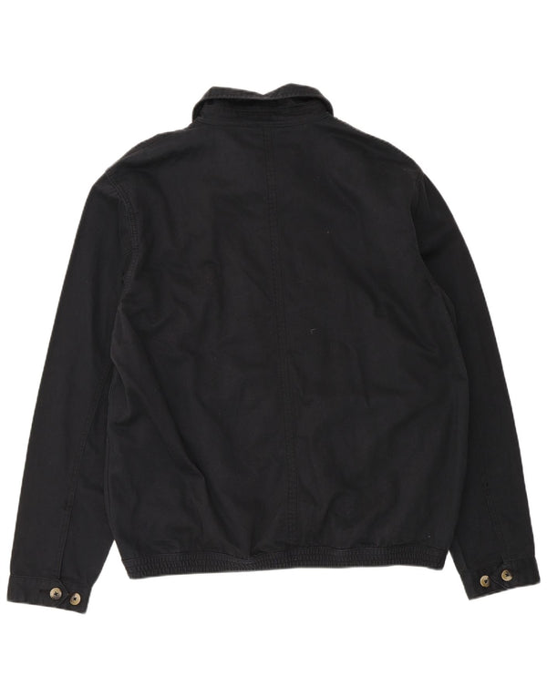 Giubbotto bomber da uomo Marks & Spencer Blue Harbour UK 40 grande cotone nero