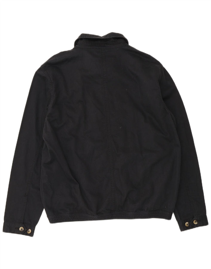 Giubbotto bomber da uomo Marks & Spencer Blue Harbour UK 40 grande cotone nero