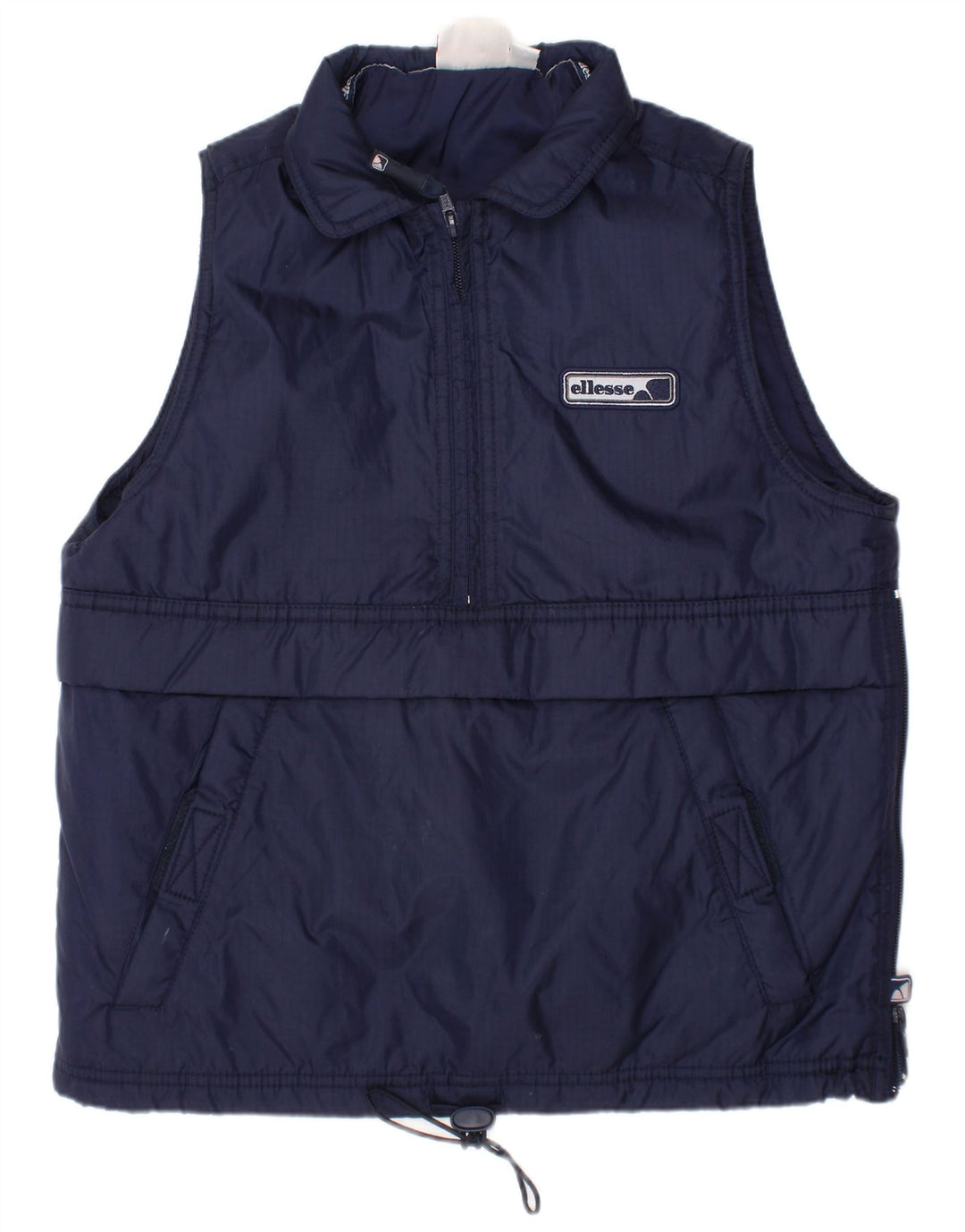 Gilet imbottito per ragazzi Ellesse 10-11 anni in poliestere blu navy
