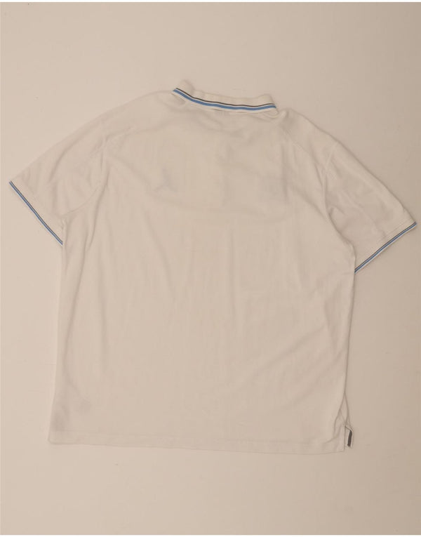 Polo Nike da uomo Dri Fit 2XL in cotone a righe bianche