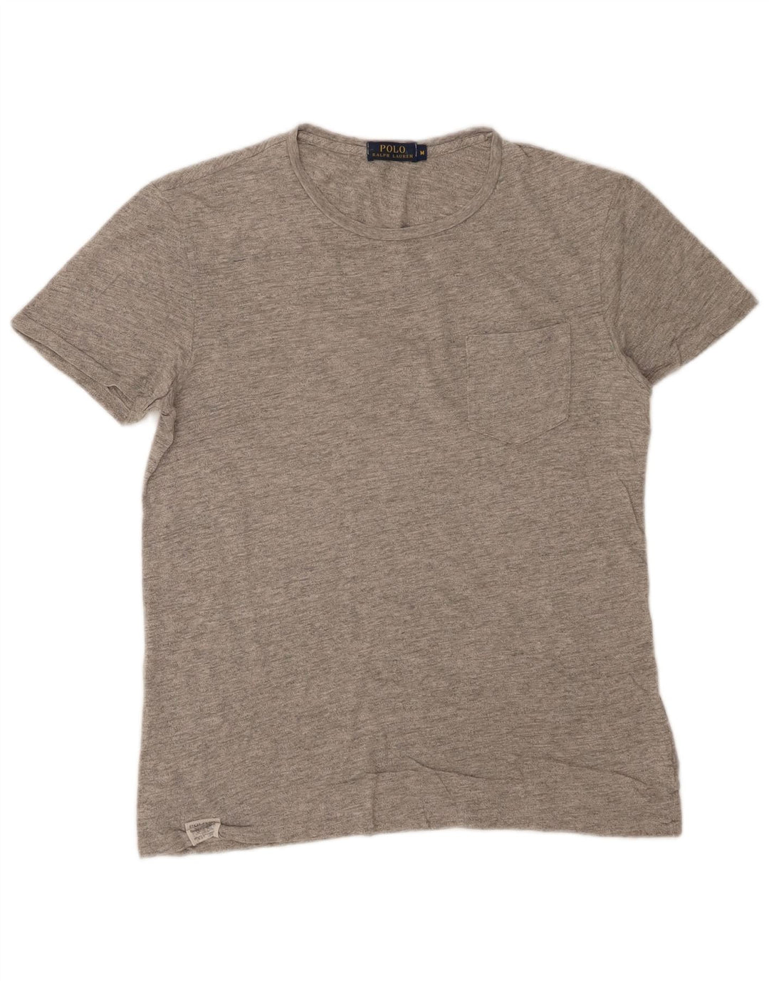 POLO RALPH LAUREN Mens T-Shirt Top Medium Grey Cotton