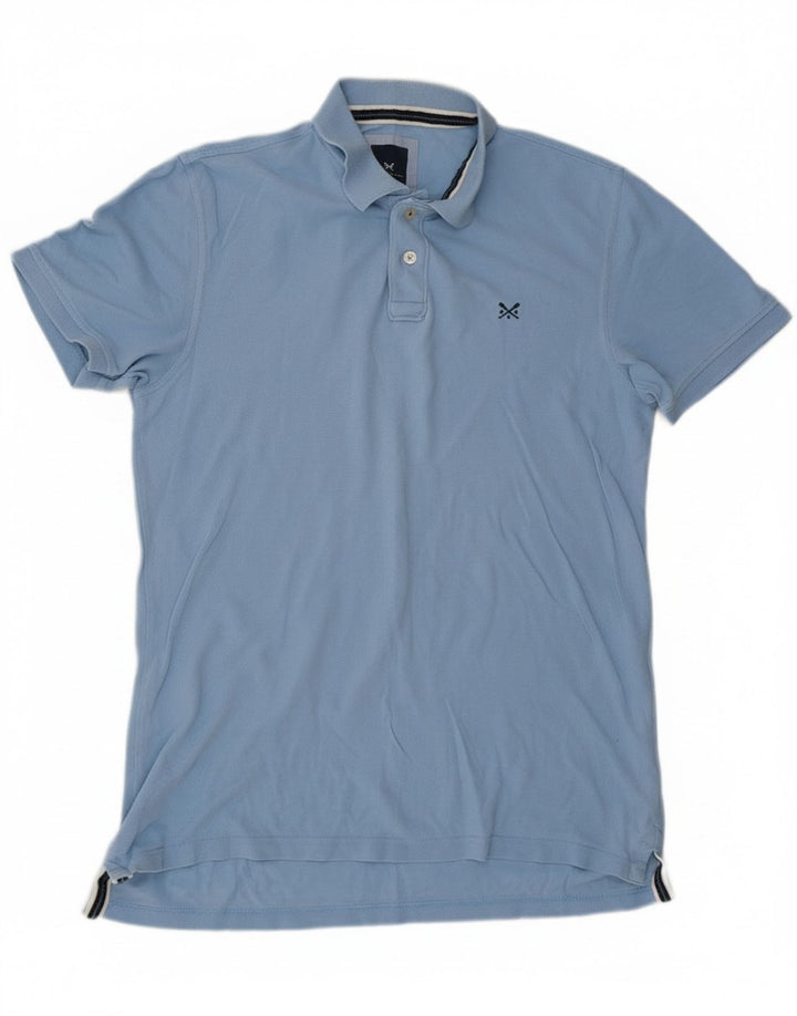 Crew Clothing Polo da uomo grande in cotone blu