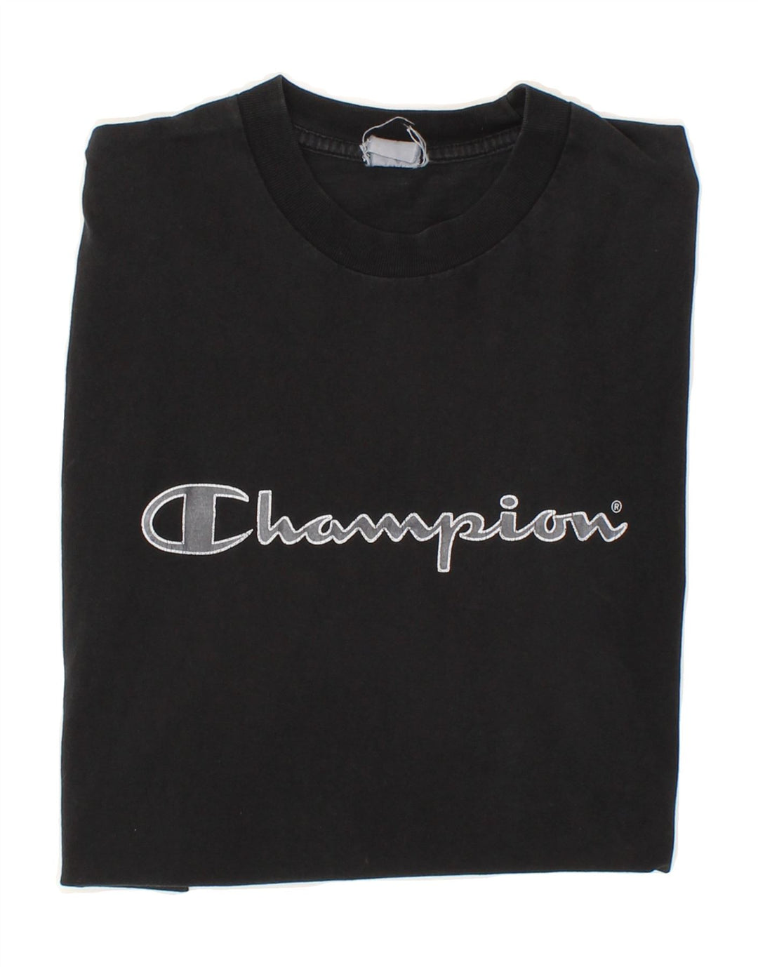 CHAMPION Mens Graphic T-Shirt Top Medium Black Vintage Champion and Second-Hand Champion from Messina Hembry 