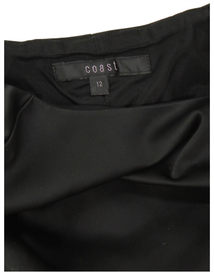 Abito tubino senza maniche da donna COAST UK 12 medio acetato nero