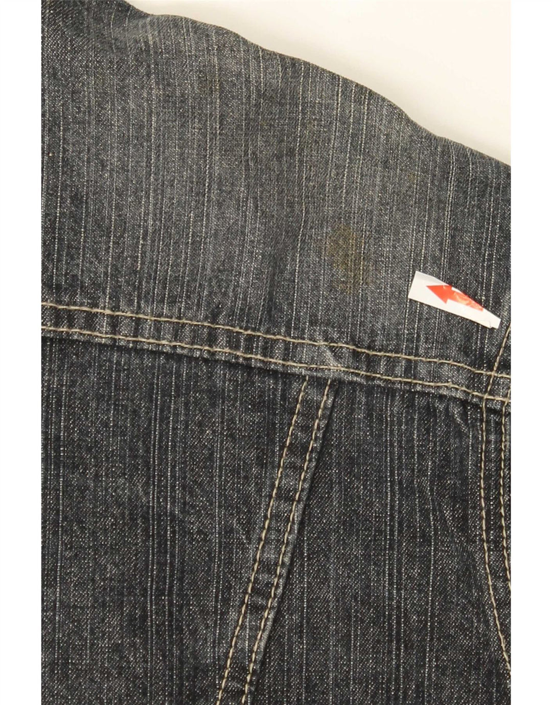 Giacca di jeans vintage da uomo UK 40 grande cotone blu