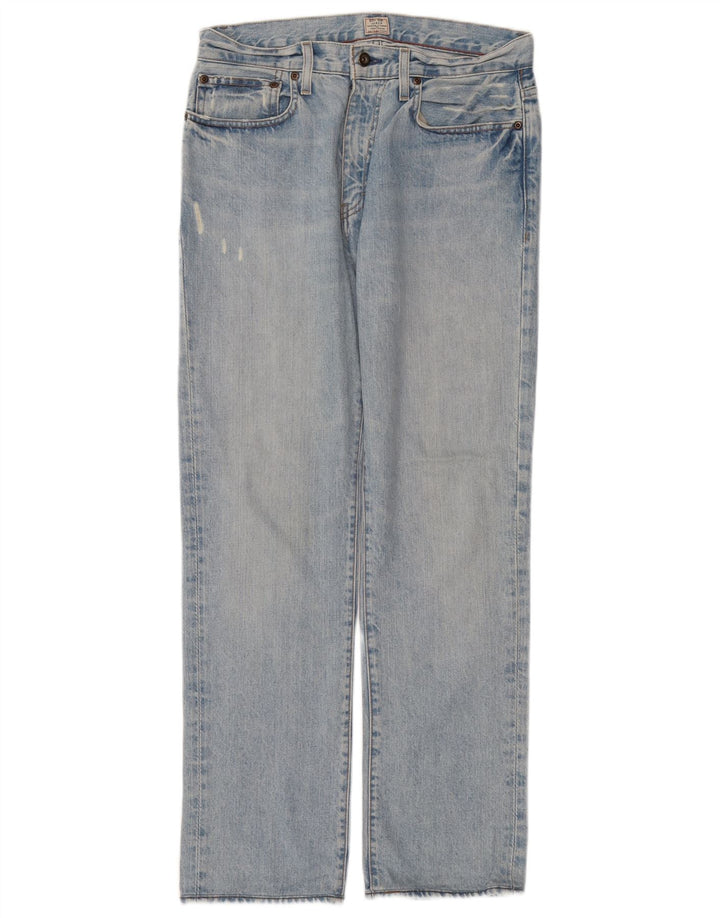 Jeans dritti da uomo J. Crew W30 L32 cotone blu