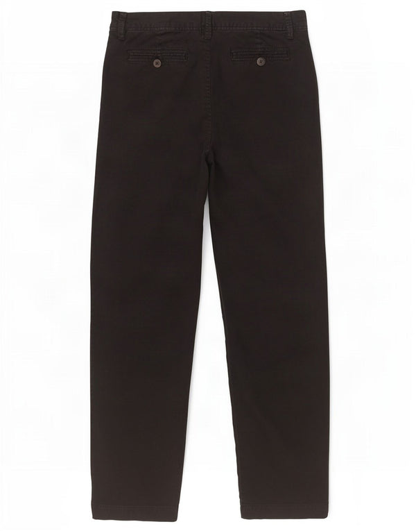 Pantaloni chino dritti da donna Hobbs UK 10 piccoli W30 L28 cotone nero