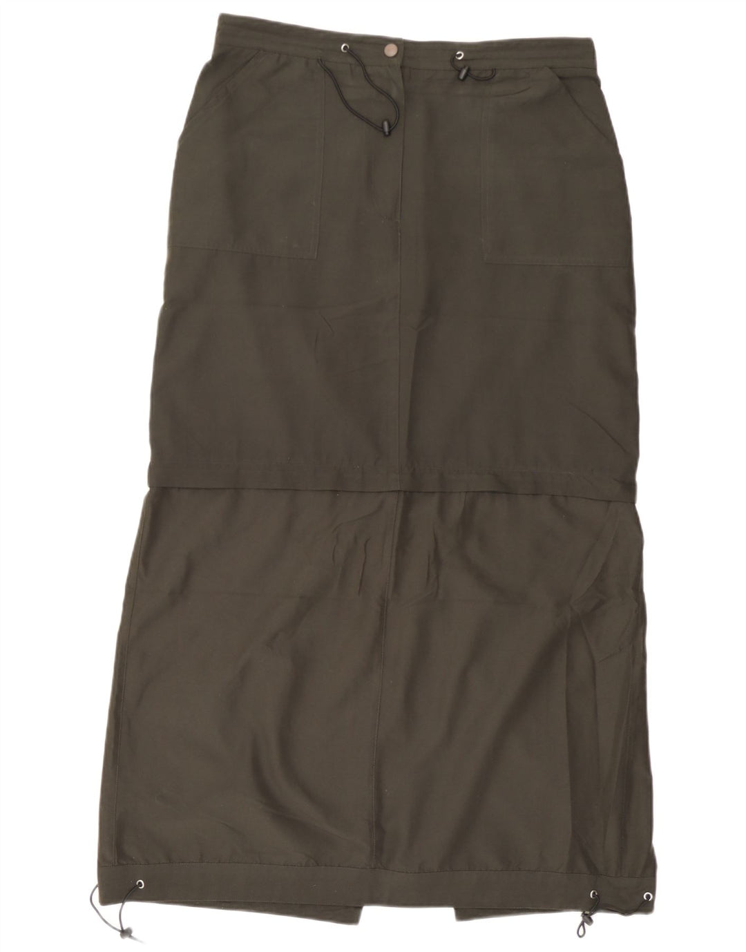 Gonna Cargo Midi da Donna Street One UK 16 Large W32  Kaki Poliestere