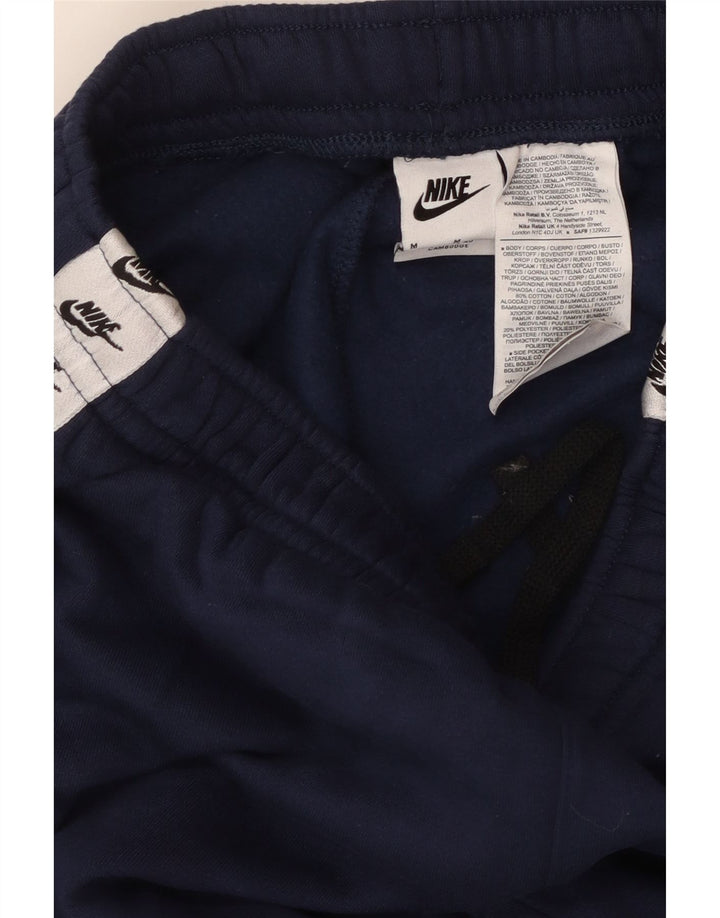NIKE Pantaloni da tuta con grafica da uomo Joggers Medium Blu Navy Colourblock
