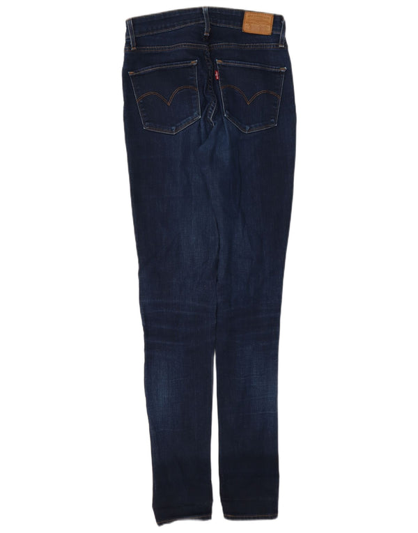 Jeans skinny a vita alta Levi's 721 da donna W27 L32 in cotone blu navy