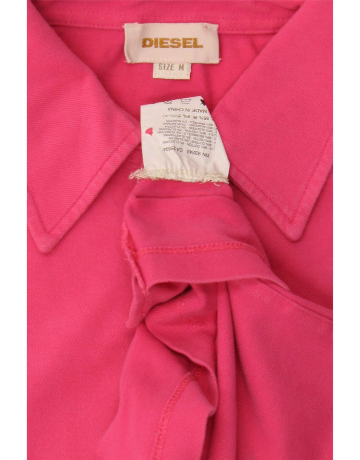 Polo da donna Diesel UK 14 cotone rosa medio
