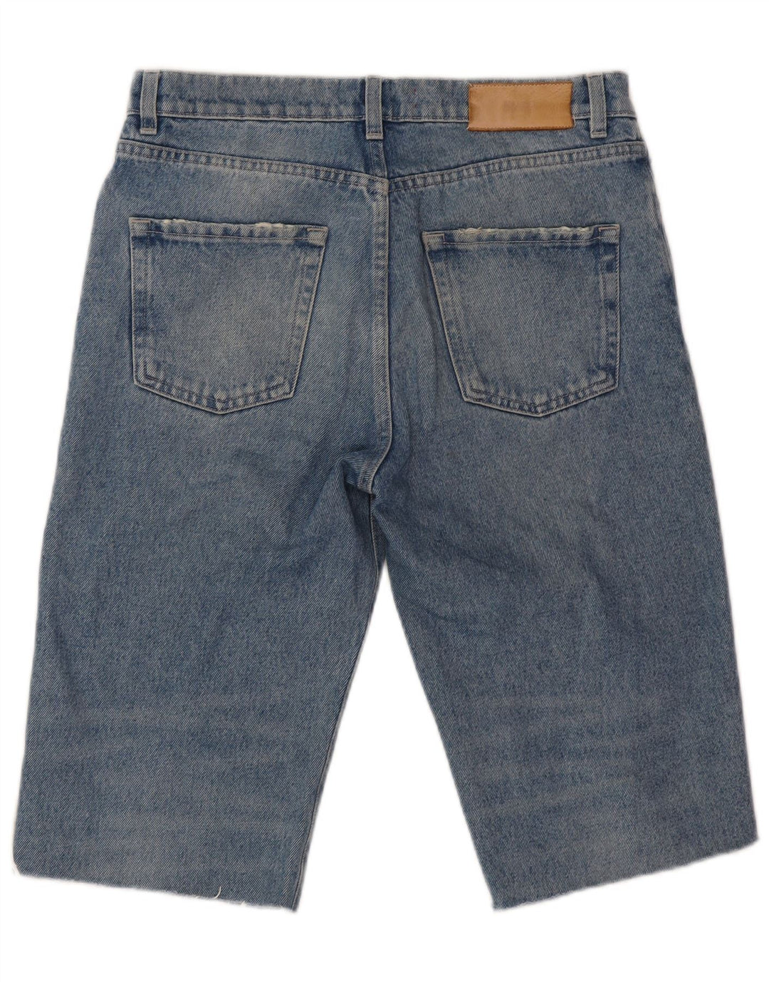 Pantaloncini di jeans da donna Hugo Boss W27 piccoli in cotone blu