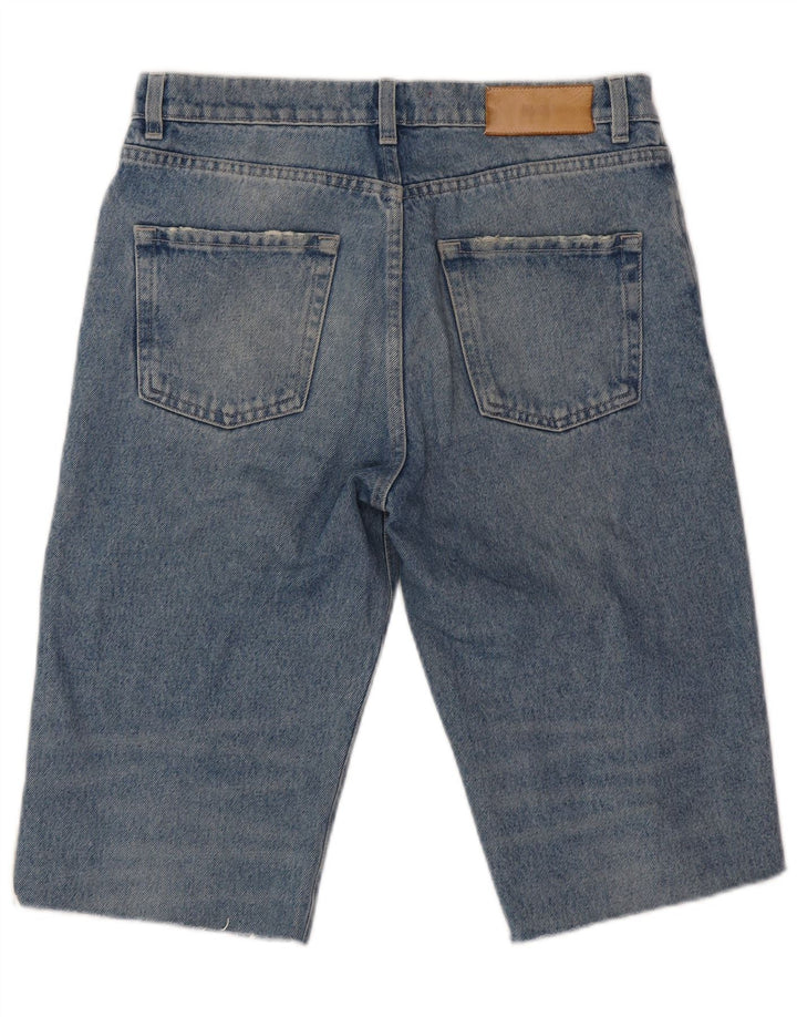 Pantaloncini di jeans da donna Hugo Boss W27 piccoli in cotone blu