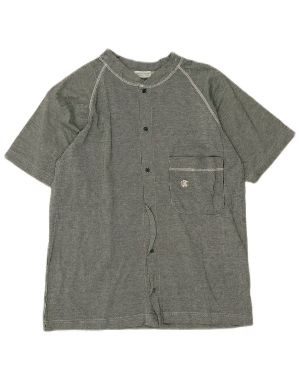 Maglia da uomo Benetton Top piccolo verde gessato
