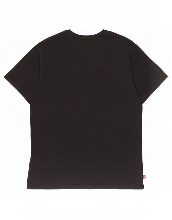 T-shirt grafica da uomo Levi's Top grande in cotone nero