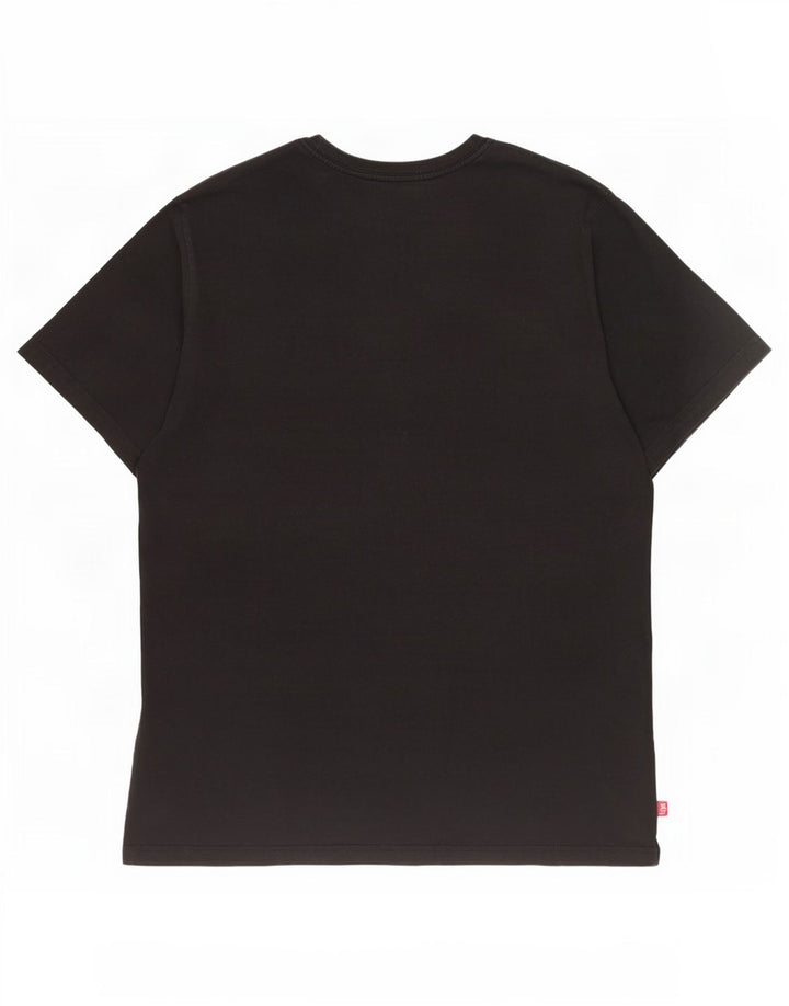 T-shirt grafica da uomo Levi's Top grande in cotone nero