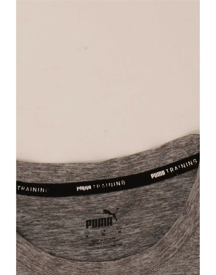 T-shirt grafica da uomo Puma Top grigio medio