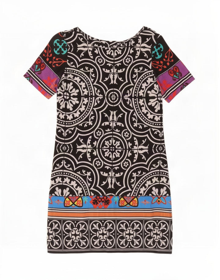 Desigual Abito a trapezio da donna EU 36 Piccolo in viscosa Paisley multicolore