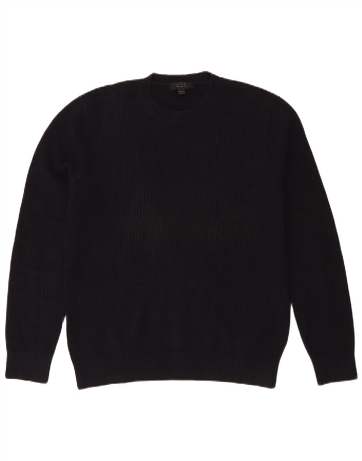 Maglione girocollo da uomo Cos piccolo in cotone nero