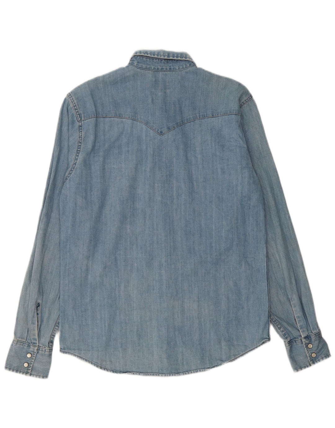 LEVI'S Camicia di jeans da uomo in cotone blu medio