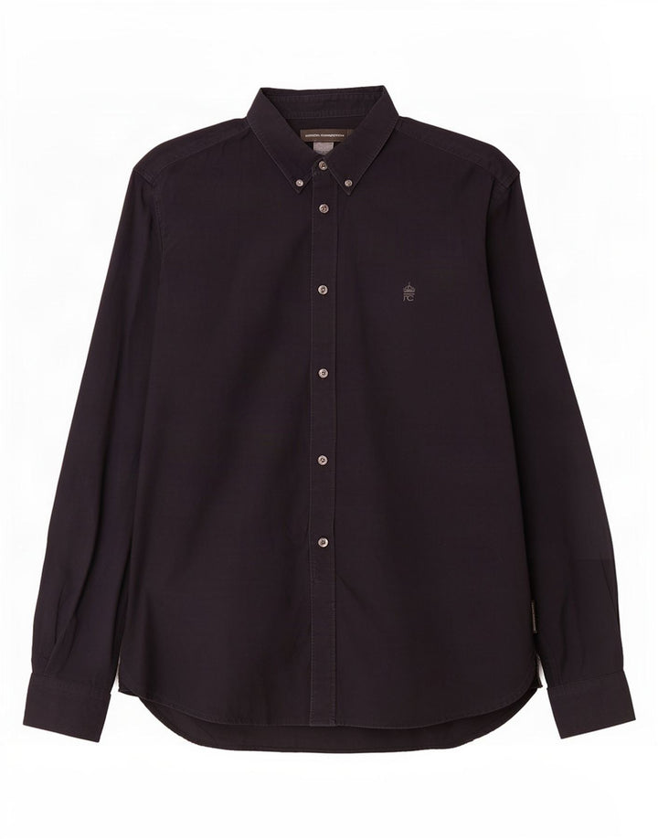 Camicia da uomo French Connection grande in cotone blu navy