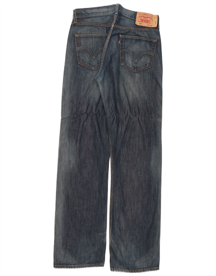 Jeans dritti Levi's 501 da donna W34 L36 cotone blu