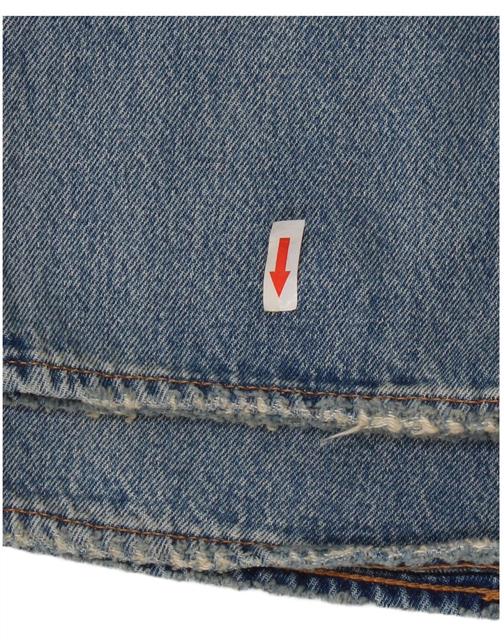 Levi's Uomo 501 Jeans dritti W36 L32 Cotone patchwork blu