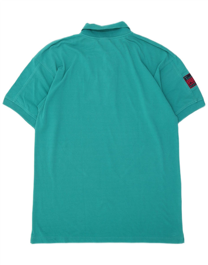 Polo PUMA da uomo UK 38/40 cotone turchese medio