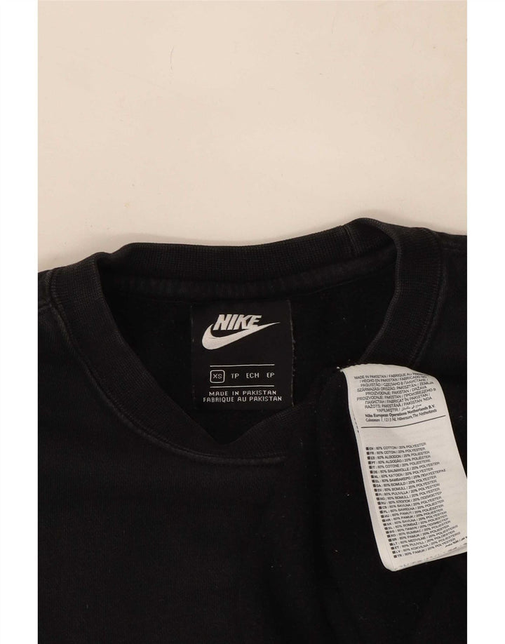 Felpa Nike Uomo Maglia XS Nera Cotone