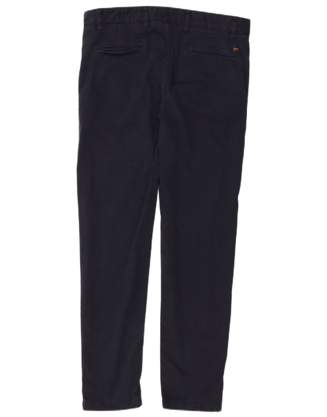 Pantaloni chino slim da uomo HUGO BOSS W36 L31 cotone blu navy