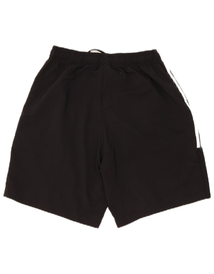 Pantaloncini sportivi da uomo Adidas medi neri in poliestere