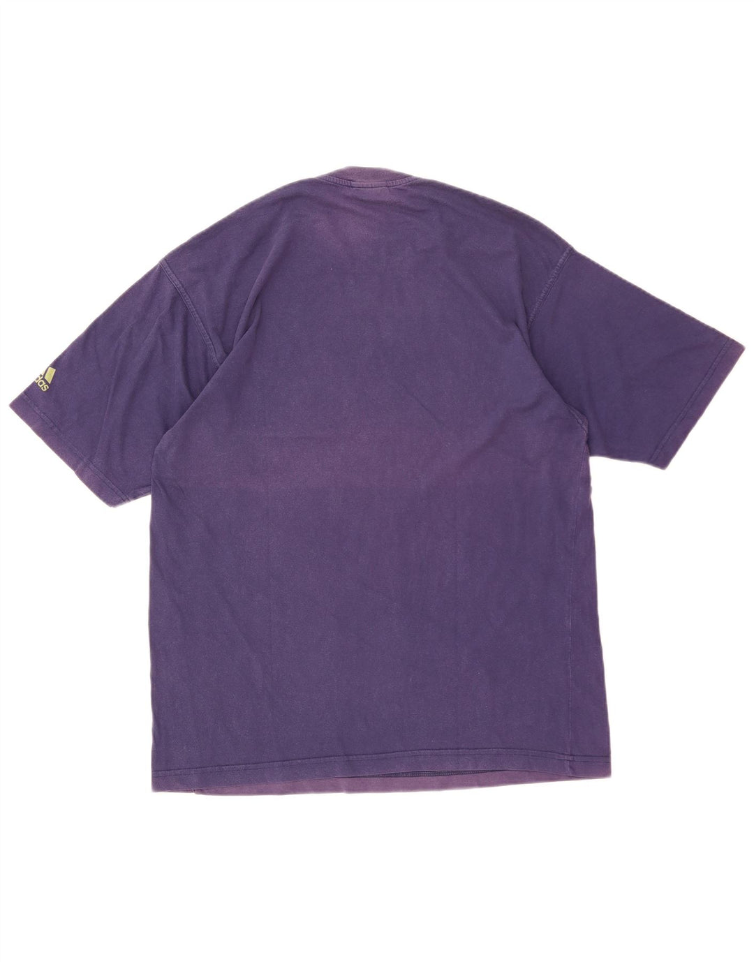 T-shirt grafica da uomo Adidas Top in cotone blu navy medio