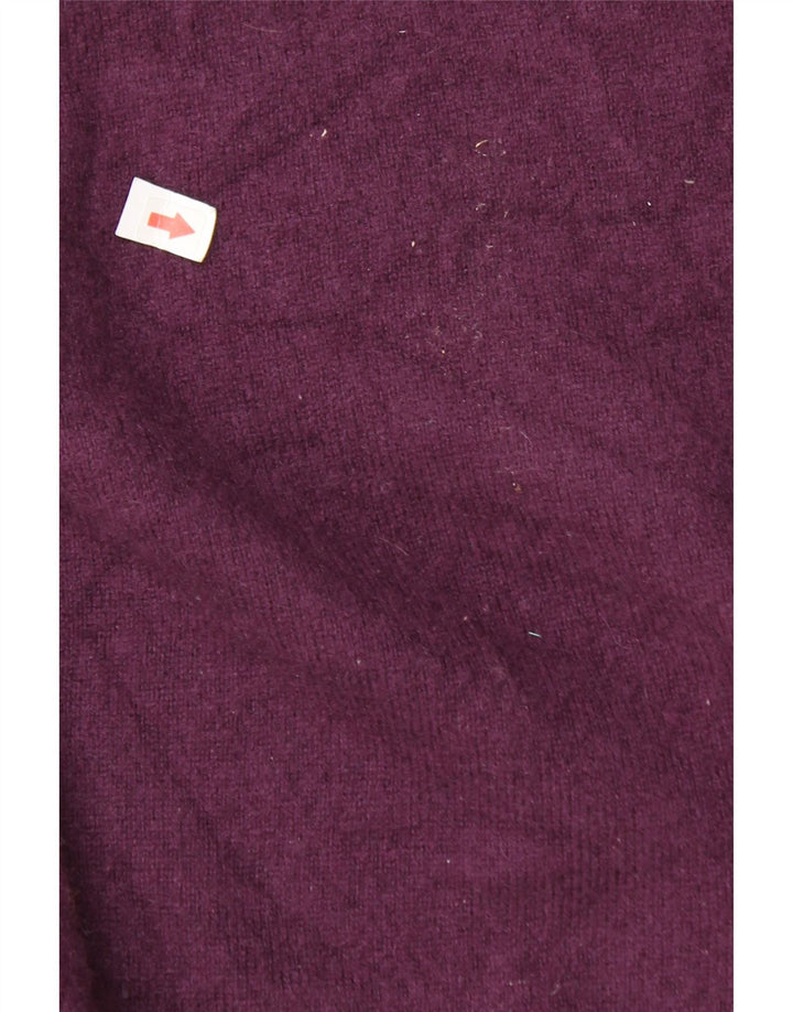 Maglione maglione girocollo da donna Marks & Spencer UK 12 viola medio