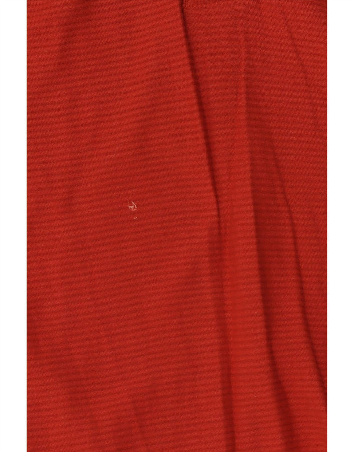 Polo da uomo Mountain Warehouse grande in cotone gessato rosso