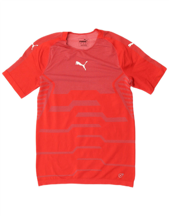 T-shirt grafica da uomo Puma Top a righe rosse grandi
