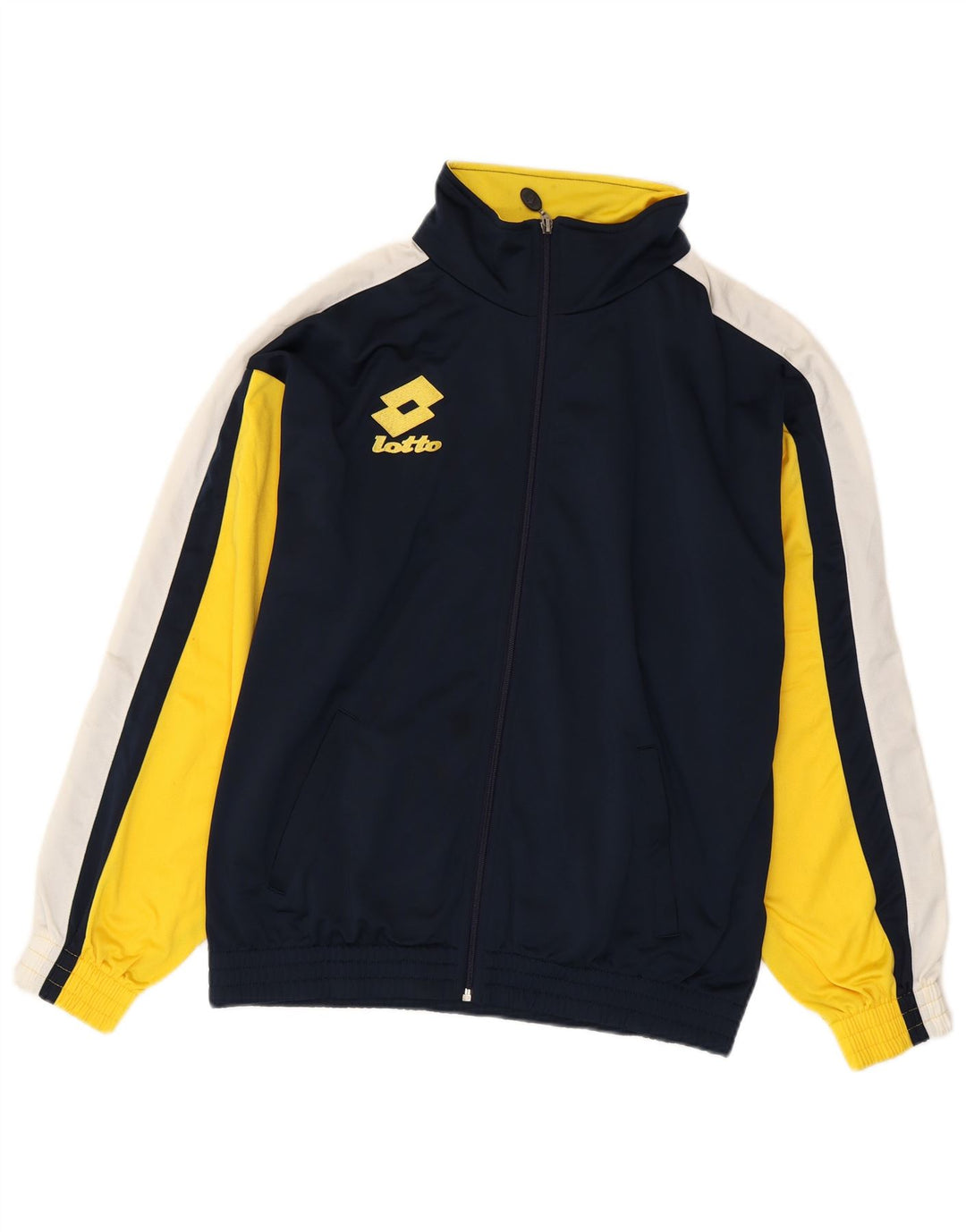 Giacca sportiva da uomo con grafica Lotto, colore blu navy medio