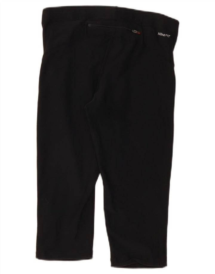 Leggings Nike Capri da donna UK 10/12 poliestere nero medio