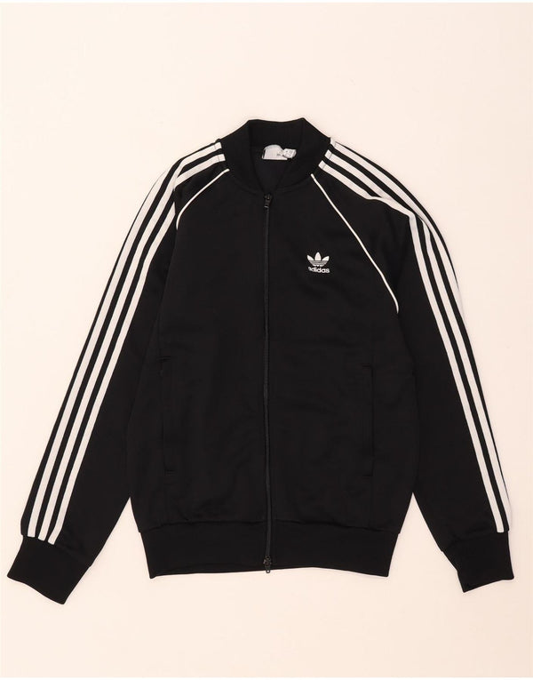 Giacca da ginnastica da uomo Adidas Small nera in poliestere