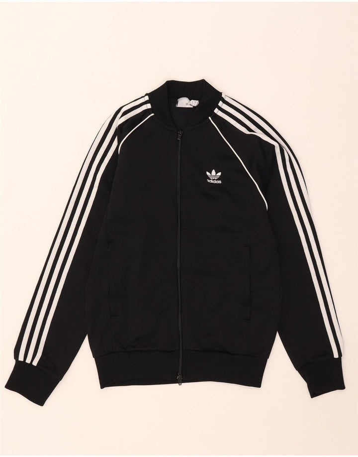 Giacca da ginnastica da uomo Adidas Small nera in poliestere