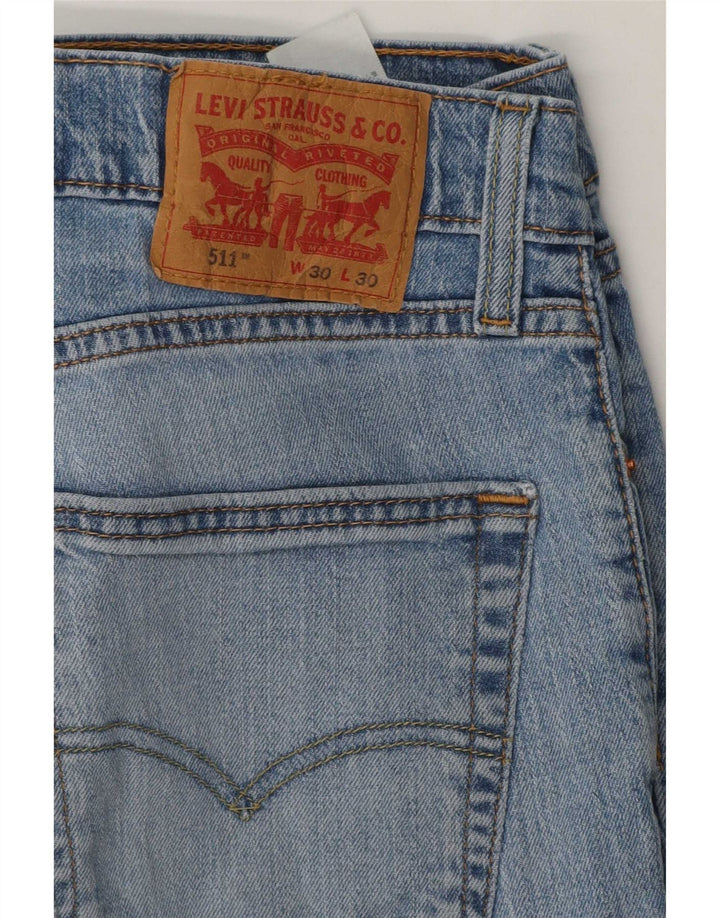 Jeans Levi's Uomo 511 Slim W30 L30 Cotone Blu