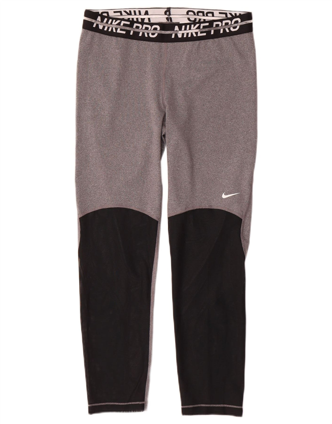 Leggings grafici Nike Dri Fit da donna UK 14 Colorblock grigio medio