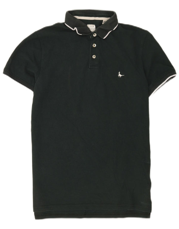 Polo da uomo vestibilità regolare a maniche corte Jack Wills piccola in cotone verde