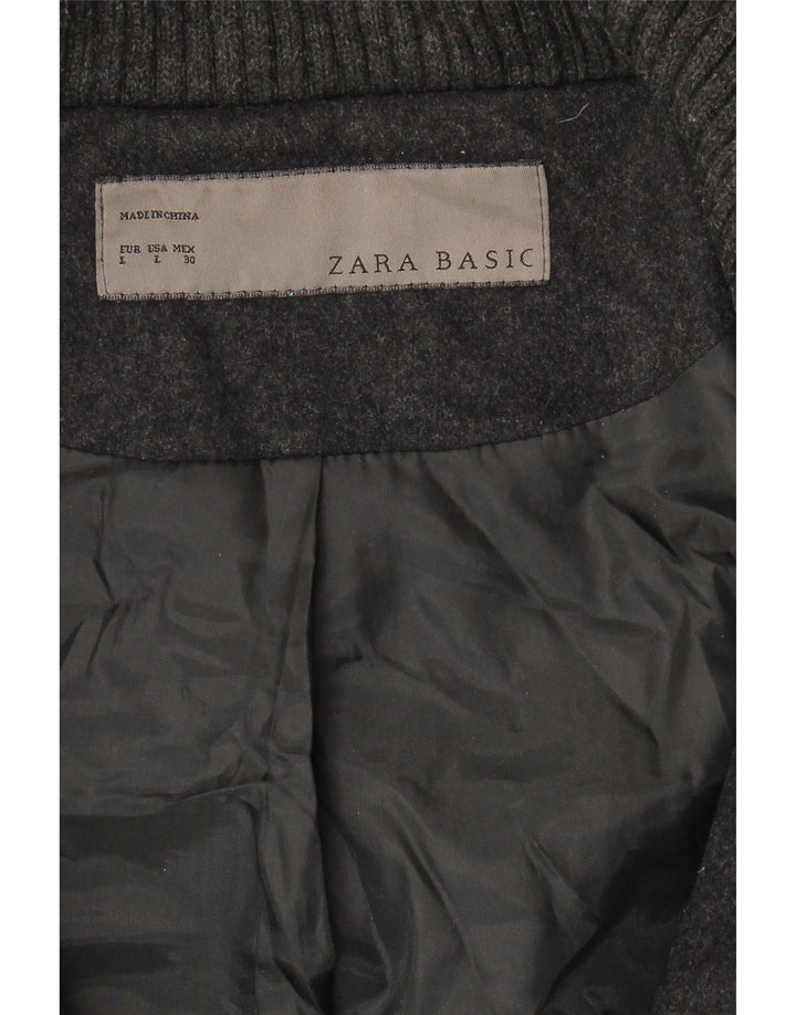 Cappotto Zara da donna UK 16 grande grigio