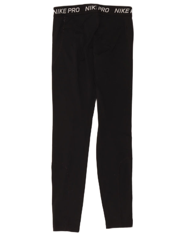 Leggings grafici da donna Nike UK 10 piccoli poliestere nero