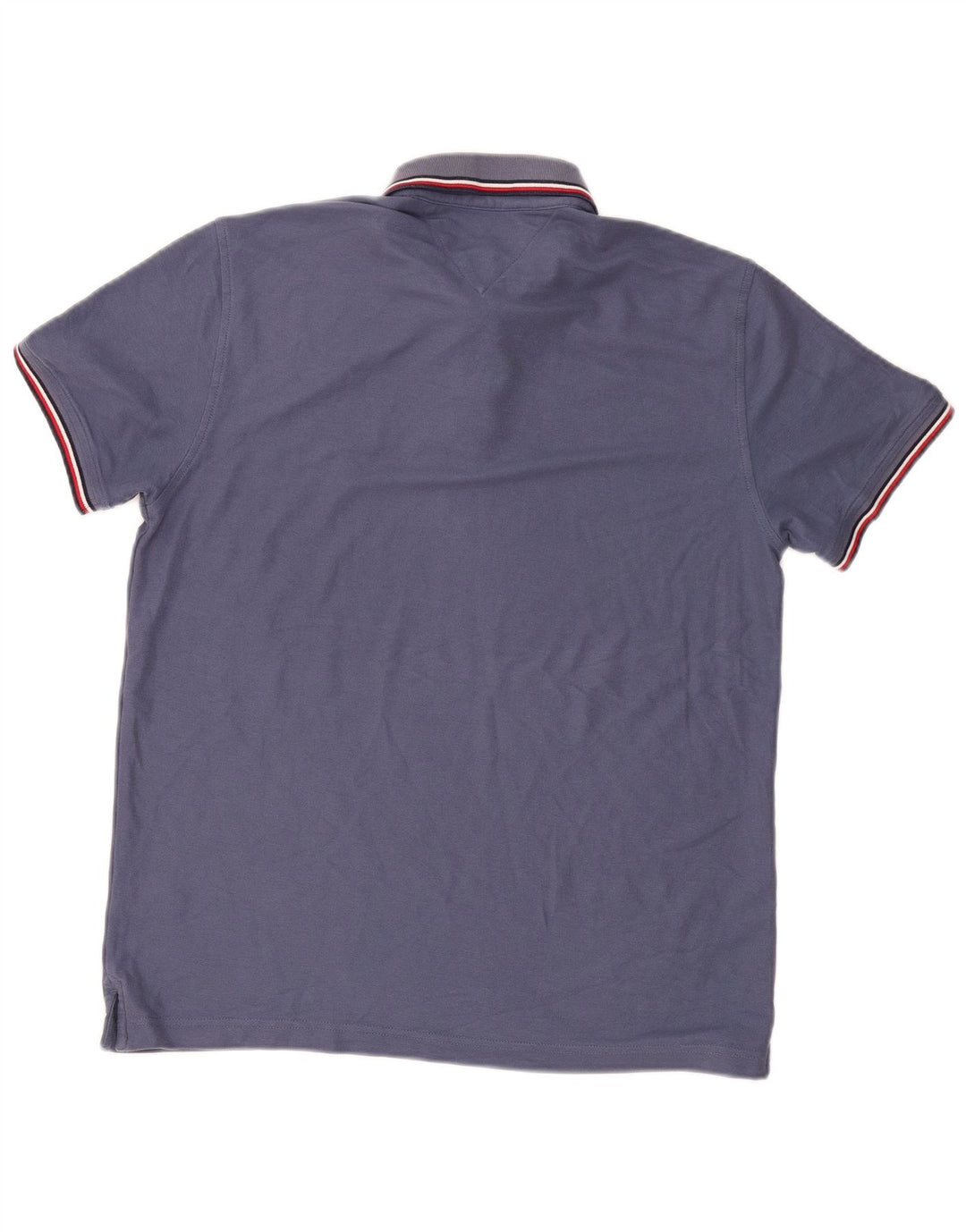 TOMMY HILFIGER Polo da uomo vestibilità regolare grande in cotone blu navy