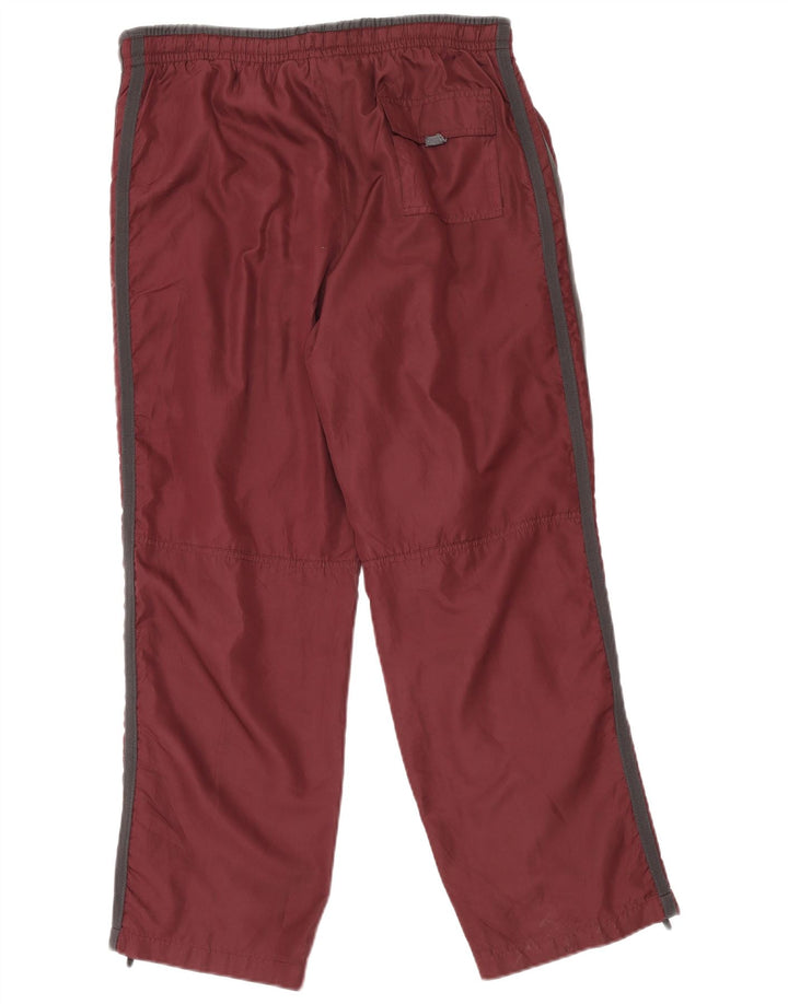 STARTER Mens Tracksuit Trousers UK 28/30 Small  Burgundy Polyester